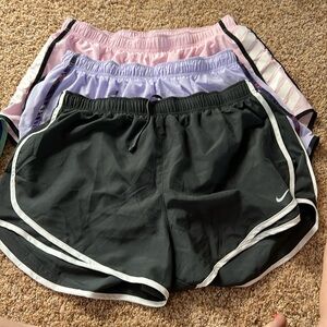 Three Pair Nike Dri-Fit Running Shorts Sz XL